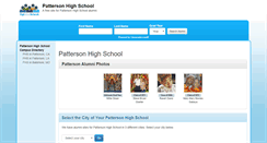 Desktop Screenshot of pattersonhighschool.org